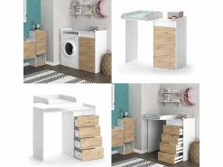 Armario para lavadora 116x50x98 alf < Vicco Clearance