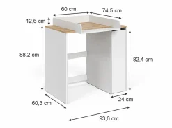Vicco Mueble Para Lavadora * Armario para lavadora /artesano 93.6x60.3x88.2 viktor Blanco