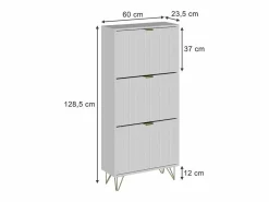 Armario para zapatos 60x23.5x128.5 helge < Vicco Hot