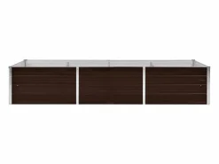 Arriate de acero galvanizado marrón 240x80x45 cm < Clicnbuy Hot