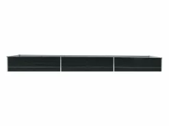 Arriate de jardín de acero galvanizado antracita 480x80x45 cm < Clicnbuy Online