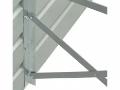 Arriate de jardín de acero galvanizado antracita 480x80x45 cm < Clicnbuy Online