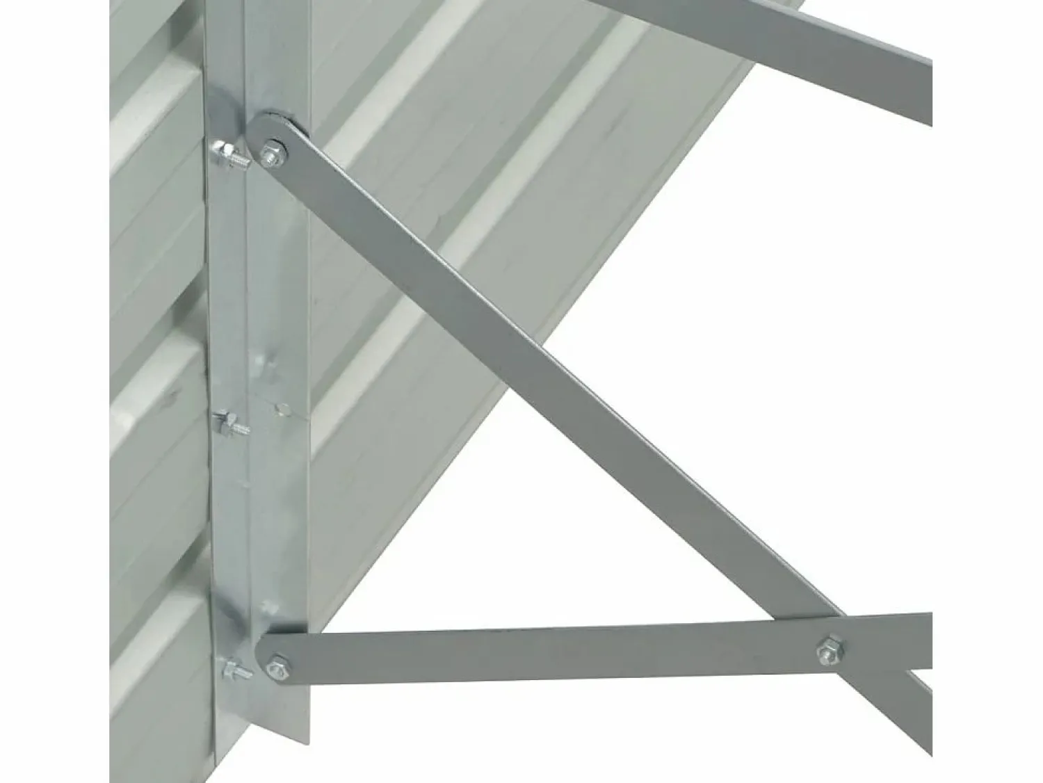 Arriate de jardín de acero galvanizado antracita 480x80x45 cm < Clicnbuy Online