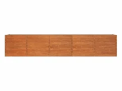 Arriate oxidado de acero corten 400x80x77 cm < Clicnbuy Discount