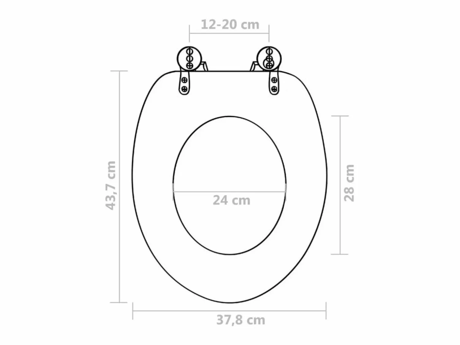 Asiento de inodoro con tapa MDF diseño de pingüino 02_0002931 < Helloshop26 Outlet