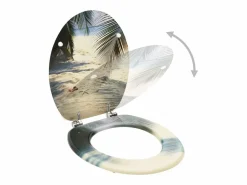 Asiento de inodoro con tapa MDF estilo playa 02_0002932 < Helloshop26 New