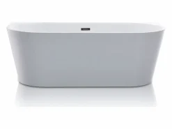 Bañera acrílica blanca de exenta, 200L, 149,5 x 75 x 58 cm, DIVINA < Shower & Design