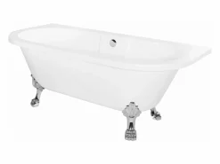 Bañera Acrílica De Pared Korfu 170Cm White + Tapón De Bañera < Rea Hot