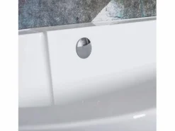 Bañera Acrílica De Pared Korfu 170Cm White + Tapón De Bañera < Rea Hot