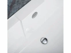 Bañera Acrílica De Pared Korfu 170Cm White + Tapón De Bañera < Rea Hot