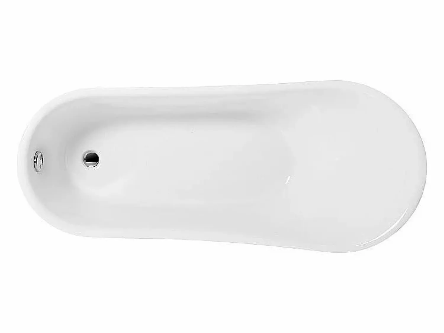 Bañera con patas BALMAIN 161 cm patas LEÓN CROMADAS < ROGIER & MOTHES Online