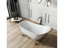 Bañera con patas BALMAIN 161 cm patas LEÓN COBRE ENVEJECIDO < ROGIER & MOTHES