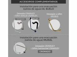 Bañera con patas DARLINGTON 175 cm patas ÁGUILA CROMADAS < ROGIER & MOTHES Discount