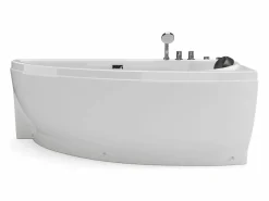 Bañera de hidromasaje , 1 plaza, Ancho 160 x Alt. 63 x Prof. 75 cm, ángulo recto, TABANA < Shower & Design Outlet
