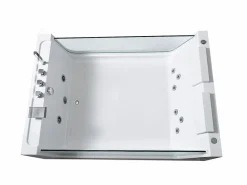 Bañera de hidromasaje con cristal panorámico 170 X 120 cm 8 jets - Gemma < ELITESHOPPING Best