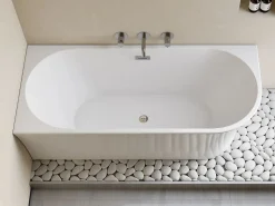 Bañera de ángulo izquierdo - 201 L - 150 x 75 x 59 cm - - Acrílico - PONTICOLA < Shower & Design Hot