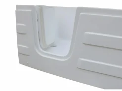 Shower & Design Bañera Rinconera | Bañera rinconera con puerta SERVEE - 235L - 170x76x62 cm - ángulo izquierdo - sifón