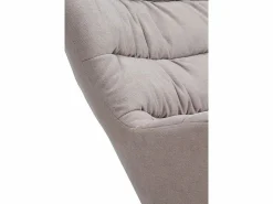 Balancín tapizado en , patas metal y patín madera de haya < Hot