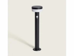 Baliza de Pie Exterior Solar LED 1,5W 50cm Acero Inoxidable con Sensor de Movimiento Ashier < Ledkia
