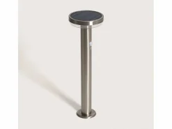 Baliza de Pie Exterior Solar LED 5W 50cm Acero Inoxidable con Sensor de Movimiento Barton < Ledkia Clearance