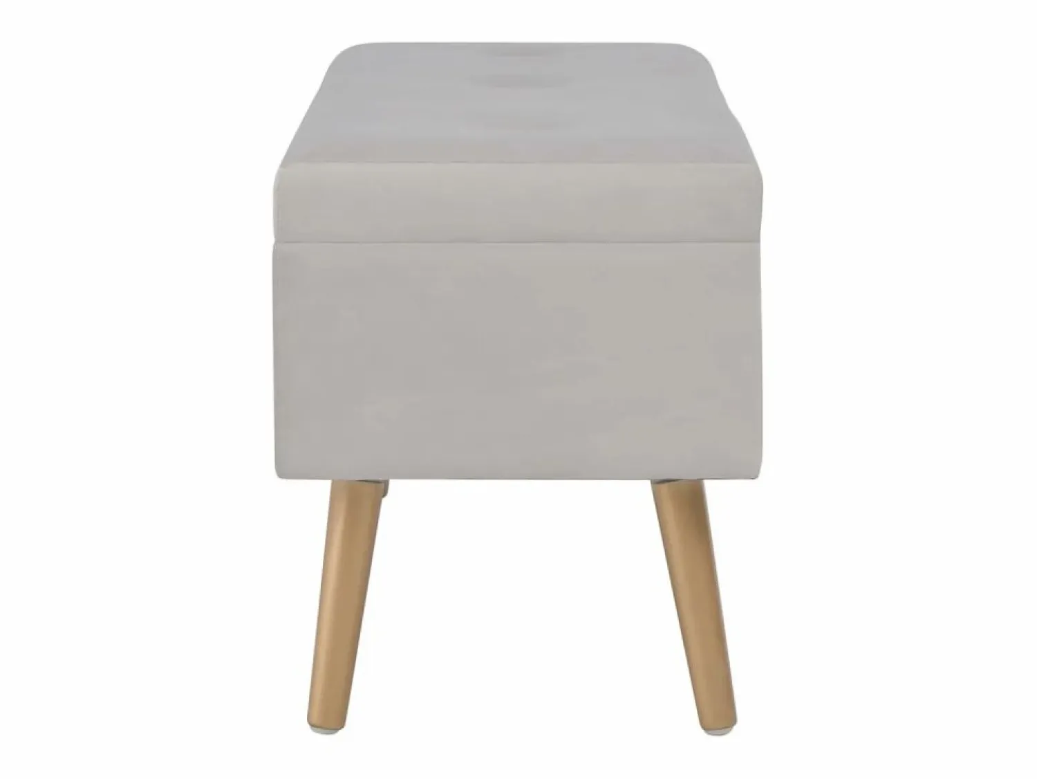 Banco con compartimento de terciopelo 80 cm ES891311 < Outlet