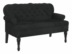 Banco con respaldo Terciopelo 119,5x64,5x75 cm < vidaxl Discount