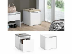 Vicco Zapatero|Mueble De Almacenaje * Banco para zapatos 40x40x40.6 ruben Blanco