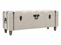 Bancos de almacenamiento 3 piezas madera y acero 112x37x45 cm < vidaxl Sale