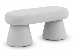 Banqueta estructura y patas tapizadas en boucle < Best
