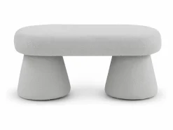 Banqueta estructura y patas tapizadas en boucle < Best