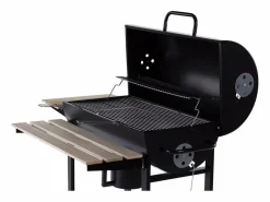 Habitat et jardin Barbacoa * Barbacoa a carbón "King" - 95 x 63 x 105 cm - Negro