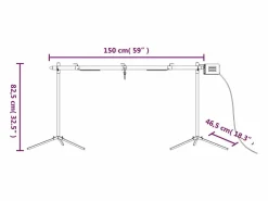 Barbacoa automática con motor acero inoxidable 150x46,5x82,5 cm < vidaxl Outlet