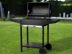 Habitat et jardin Barbacoa * Barbacoa de carbón "Bizon" - 119 x 50 x 101 cm - Negro