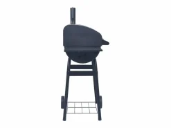 Barbacoa de carbón con ahumador y estante inferior ES979951 < Hot