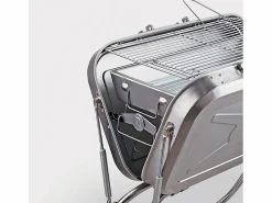 AHD Barbacoa | Barbacoa portátil con parrilla de carbón plegable Beech