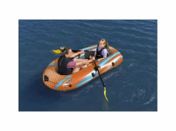 Barca Hinchable Para 1 Adulto y 1 Niño Kondor Elite 2000 Raft 196x106x31 cm con 2 Remos y Bomba de Pie Incluida < Bestway Best