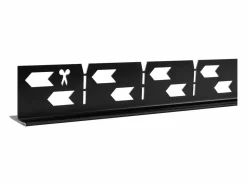 Barra De Caída Del Plato De Ducha 100Cm Left Black < Rea Best