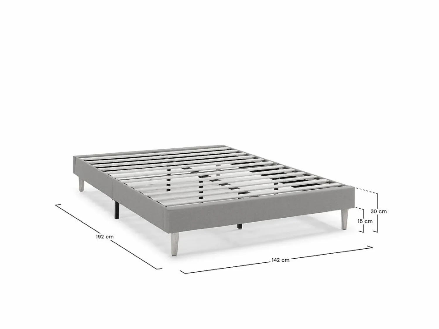 Base tapizada Aura 140x190 cm < VS Venta-stock New