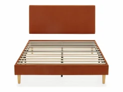 Base tapizada + cabecero Bari 140x200 cm Teja < VS Venta-stock Hot