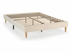 Base tapizada Niebla 140x190 cm tela borreguito < VS Venta-stock Discount