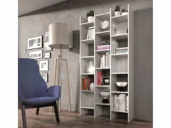 Biblioteca 3 columnas 15 compartimentos Italiano - H192 cm < Loungitude Best