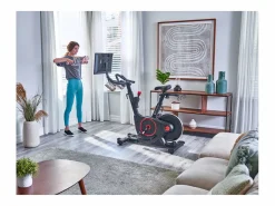 Bicicleta Estática * Bicicleta conectada - Modelo EX5S - ECHELON - Hogar/Apartamento - Pantalla giratoria HD Negro