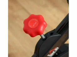 Bicicleta Estática * Bicicleta estática con pantalla LCD, asiento regulable y resistencia regulable, acero, color negro (85x46x114cm)