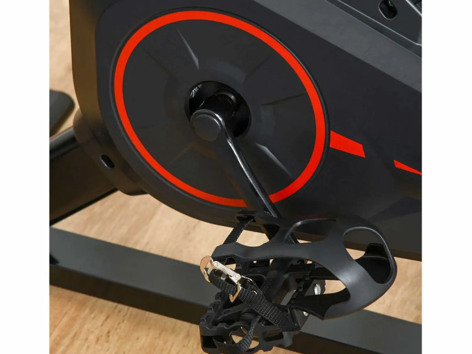 Bicicleta Estática * Bicicleta estática con pantalla LCD, asiento regulable y resistencia regulable, acero, color negro (85x46x114cm)