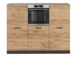 Bloque de cocina oro power roble/antracita 180x46x81.6 r-line < Vicco Outlet