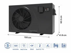 Habitat et jardin Accesorio Piscina | Bomba de calor para piscina inverter 6 kw/h "PowerLine by Hayward" -
