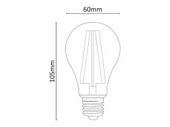 Bombilla * Bombilla LED clásica regulable de 10 W y 4000 K, E27 Blanco