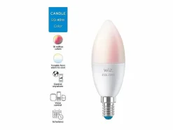 Bombilla LED conectada WiZ E14 4,9W 470 lm RGBWW regulable WiFi Bluetooth compatible con Alexa Google Siri < Ledkia Sale