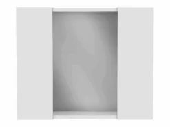 Botiquín Artemisa en Melamina, con 6 estantes interno y dos puertas, con espejo , 49.53 cm X 59.94 cm X 13.71 cm , < TuHome Clearance