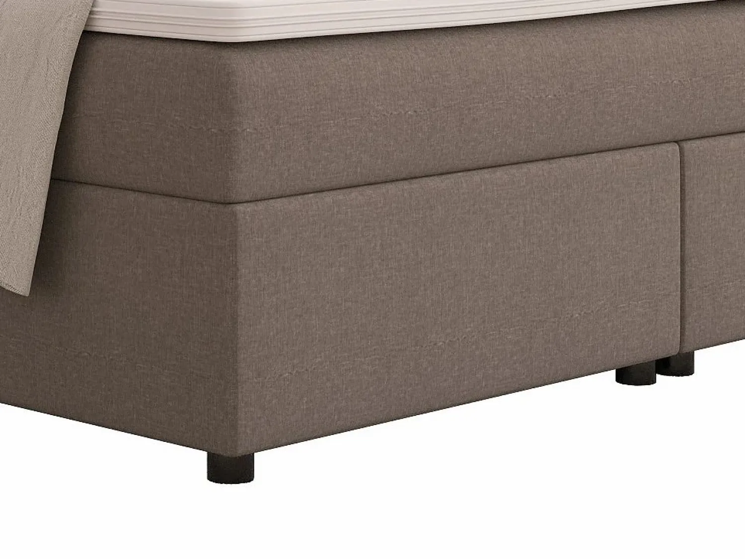 Ysmée Cama Continental Boxspring | Boxspring completo SIERO II 180x200 cm - tela -